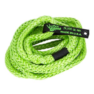 VooDoo Offroad 3/4" x 20' Kinetic Recovery Rope with Rope Bag (Green) - 1300008